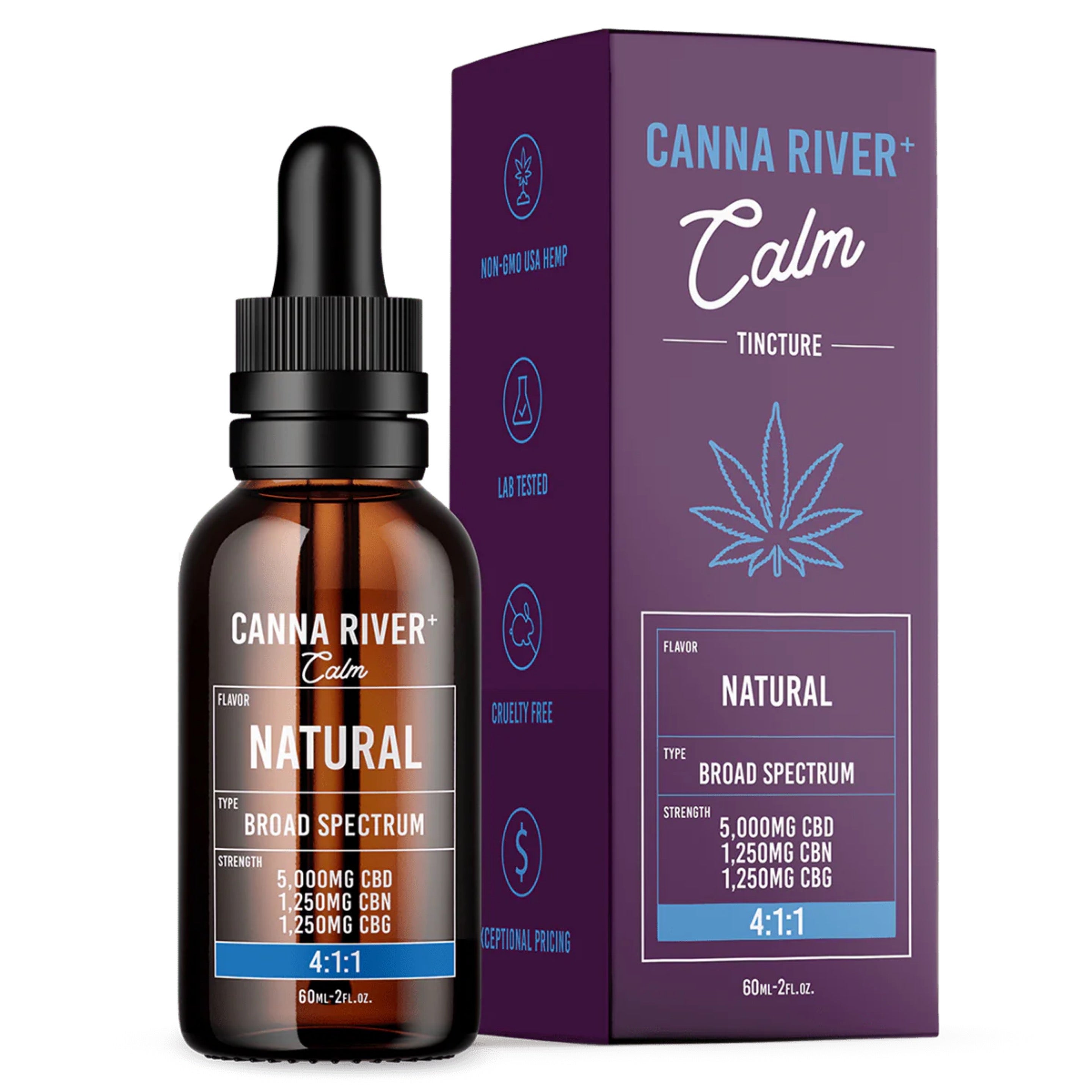 Canna River - CBD Calm Tincture | The Hidden Leaf